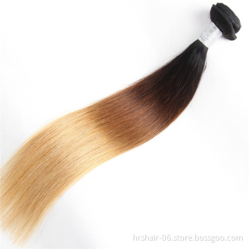 hair extension products  Brazilian virgin hair 10 A 1b-4-27 straight bundles